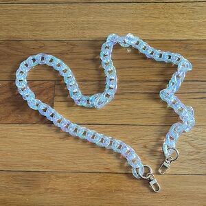 Multi colored purse strap